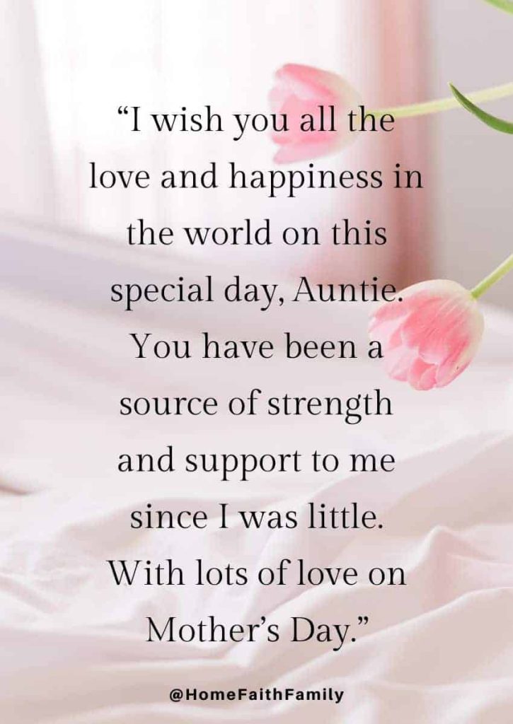aunt happy mothers day wishes
