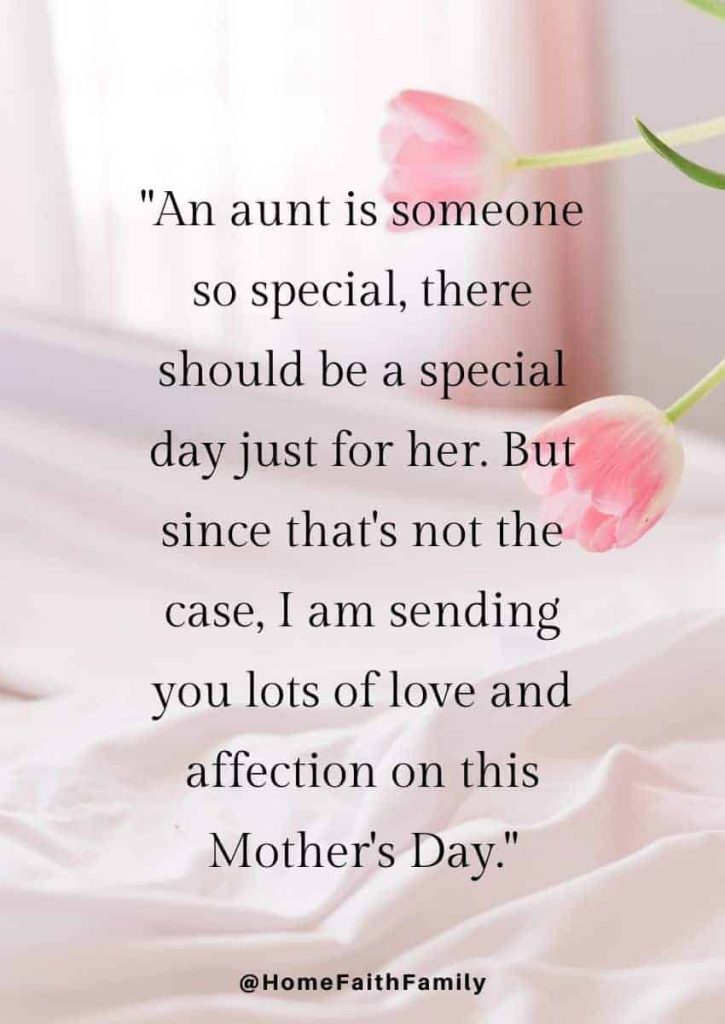 aunt mothers day wishes