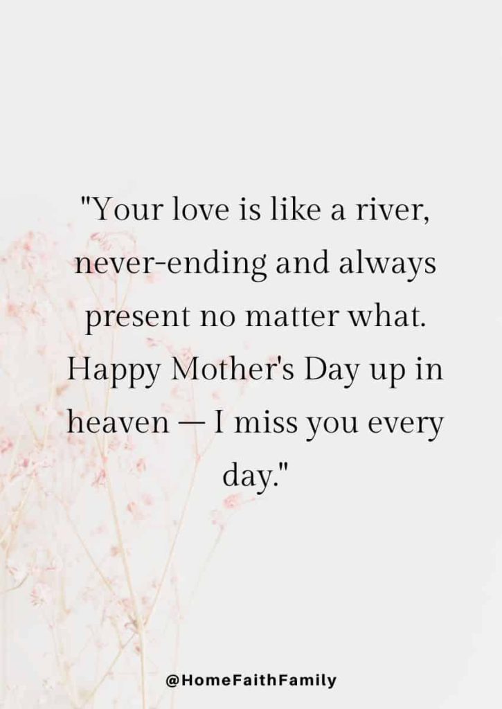 bereaved mothers day wishes mothers day in heaven