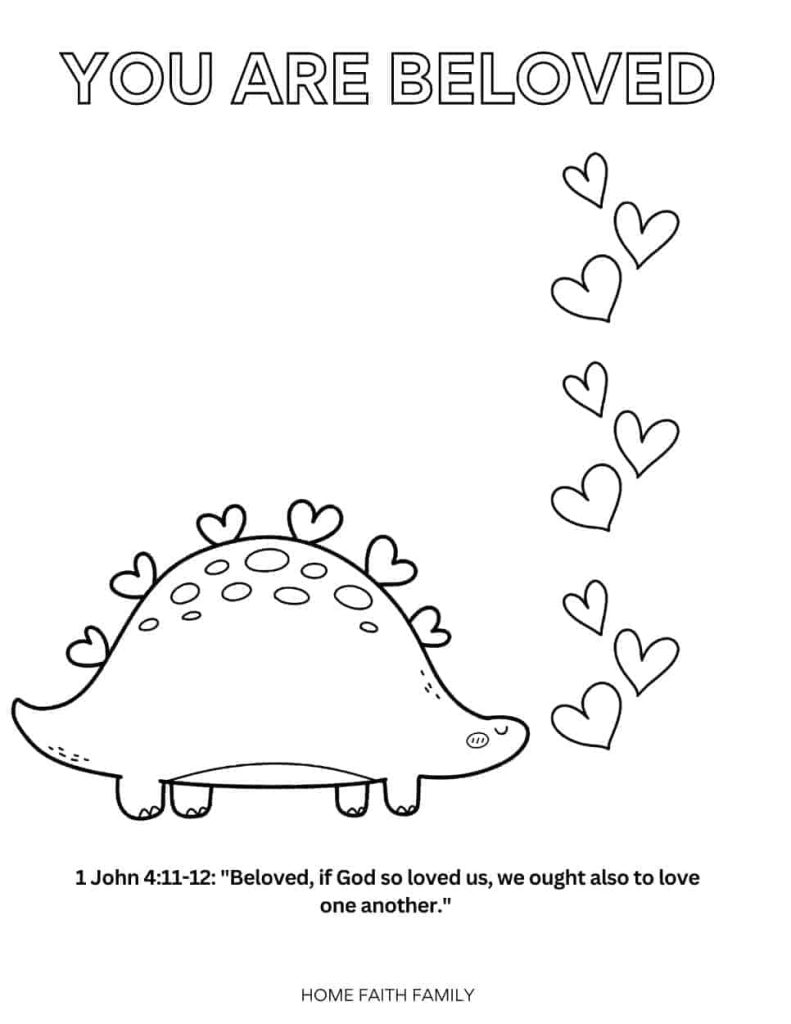 bible coloring pages about love