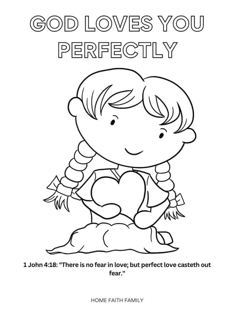bible coloring pages love free