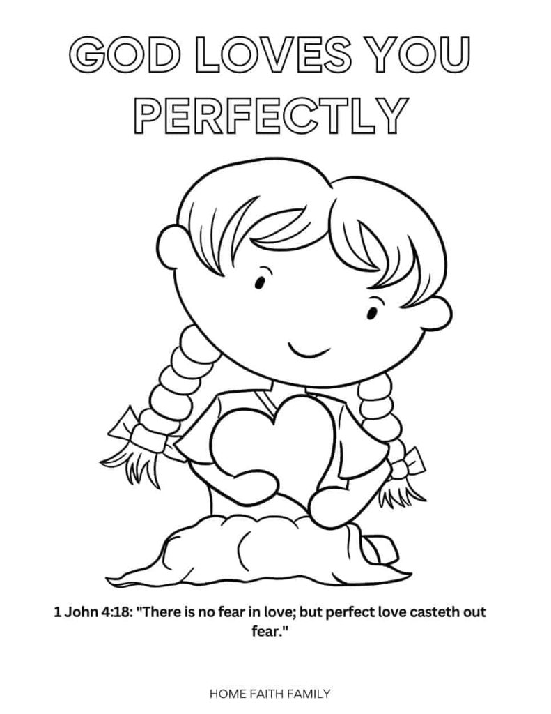 love bible coloring pages