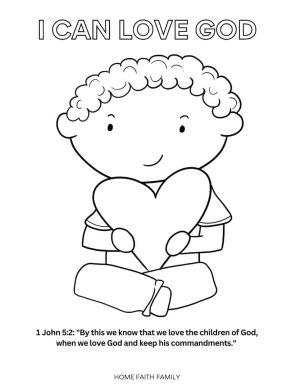 15 Free Christian Valentines Day Coloring Pages For Kids - Home Faith ...