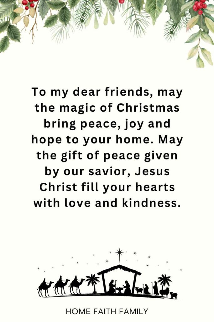 christmas wishes and prayers during a hard time
