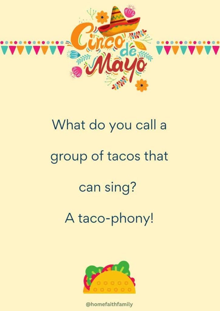 cinco de mayo jokes for kids taco jokes