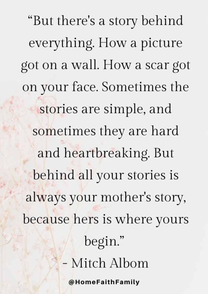 deceased mothers day quotes from daughter Mitch Albom