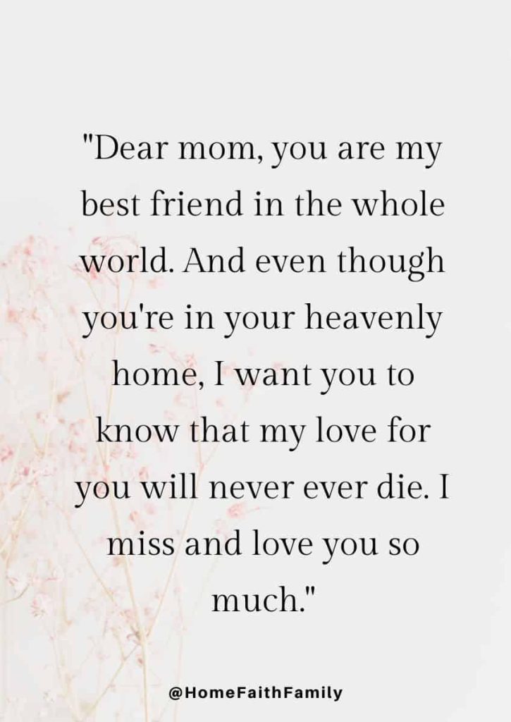 deceased mothers day quotes from daughter mothers day