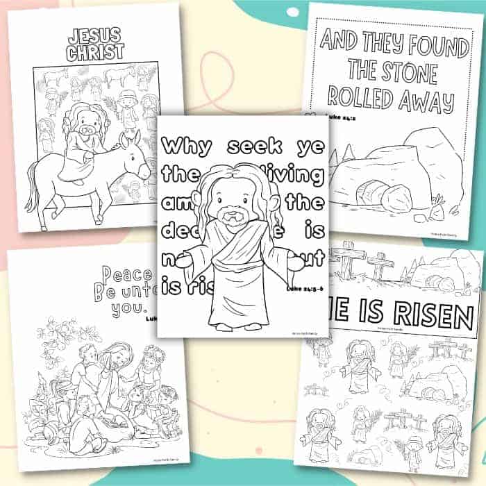 free easter coloring pages lds