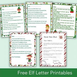 5 Free Elf On The Shelf Goodbye Letter Printables For 2023 - Home Faith ...