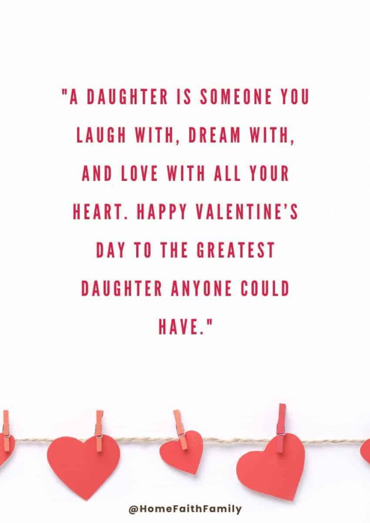 father daughter valentines day messages