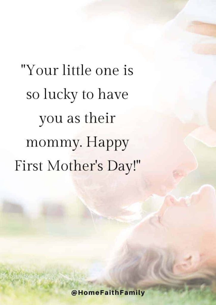 first happy mothers day messages