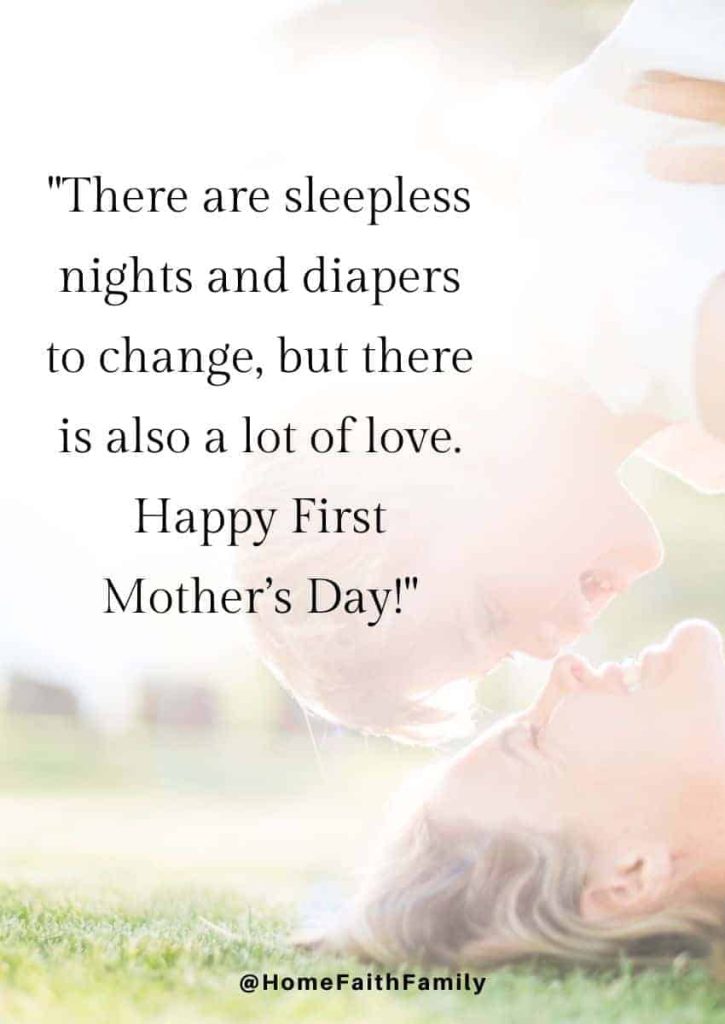 first happy mothers day wishes