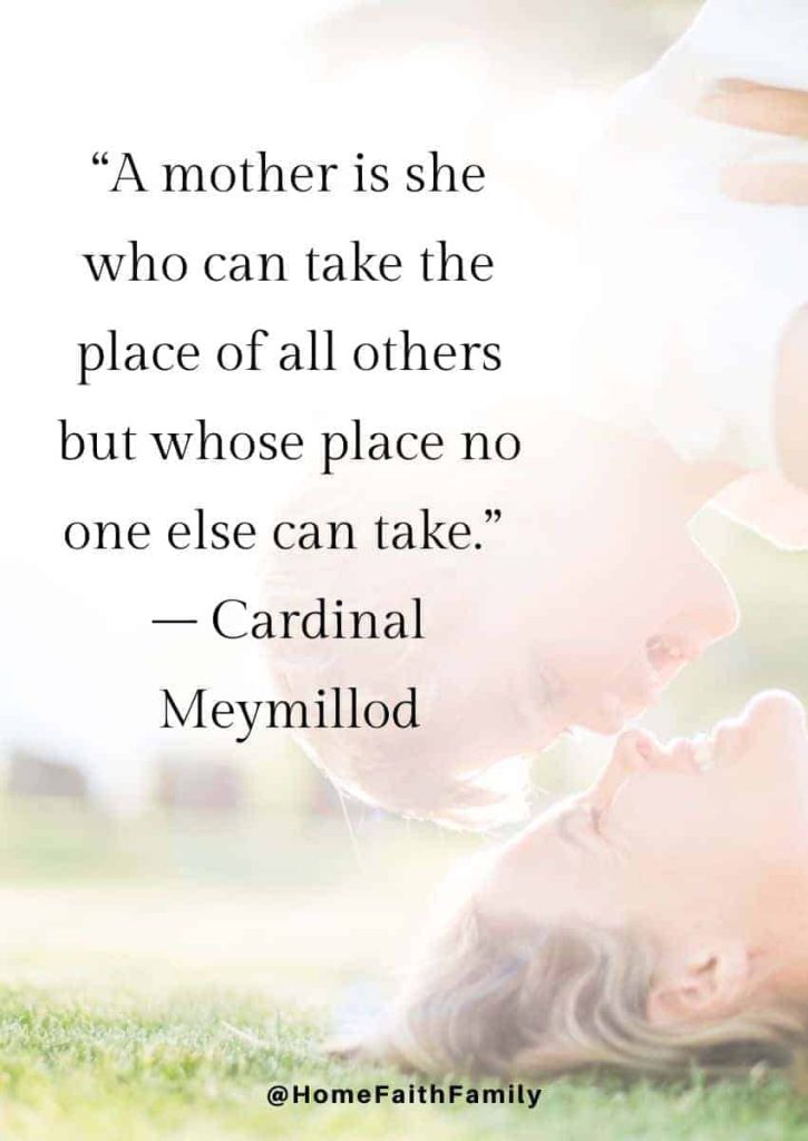 first mothers day quotes Cardinal Meymillod