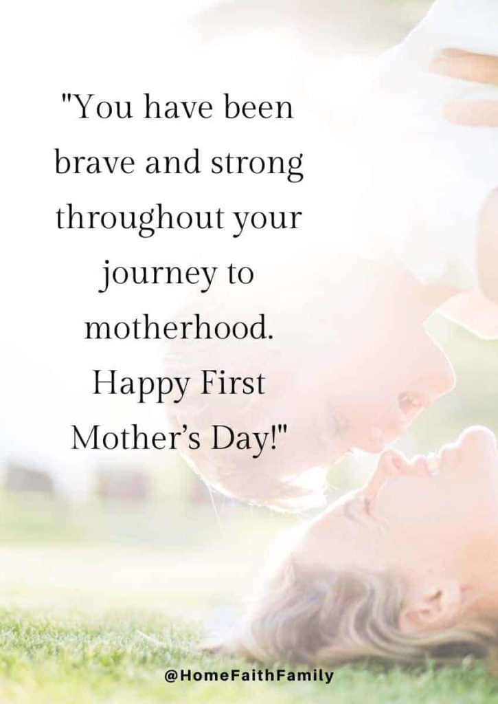 first mothers day quotes to share