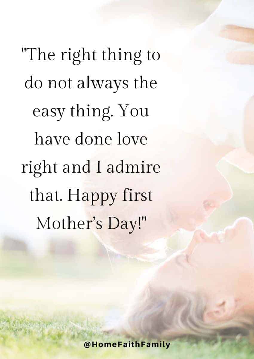86 Beautiful First Mothers Day Quotes For New Moms In 2025 - Home Faith ...