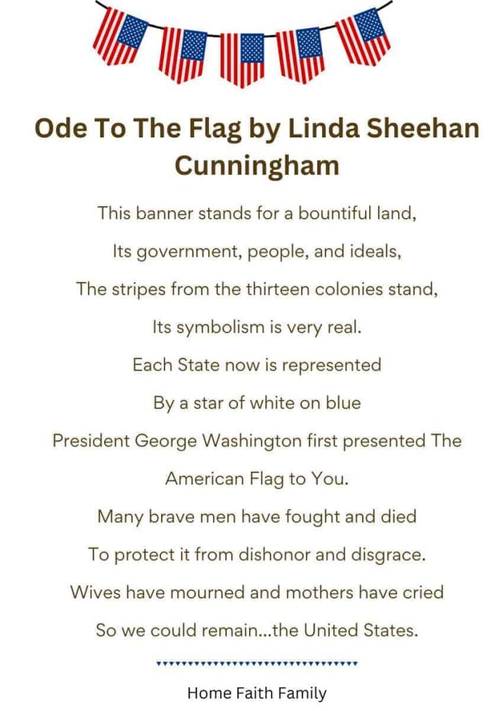 flag day poems ode to the flag