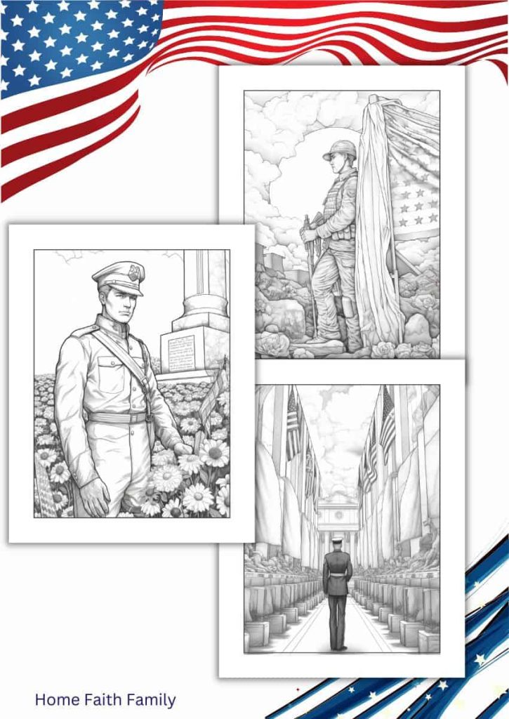 free memorial day coloring pages