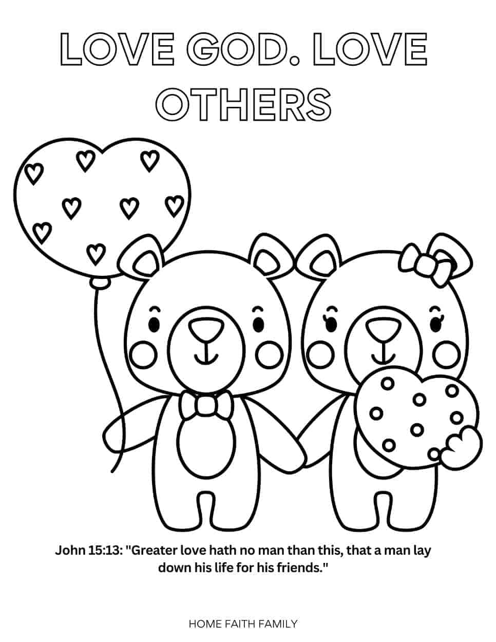 15 Free Christian Valentines Day Coloring Pages For Kids - Home Faith ...