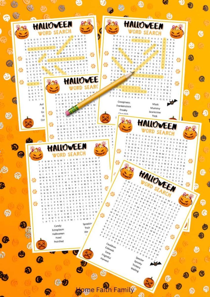 halloween word search for kids younger kids