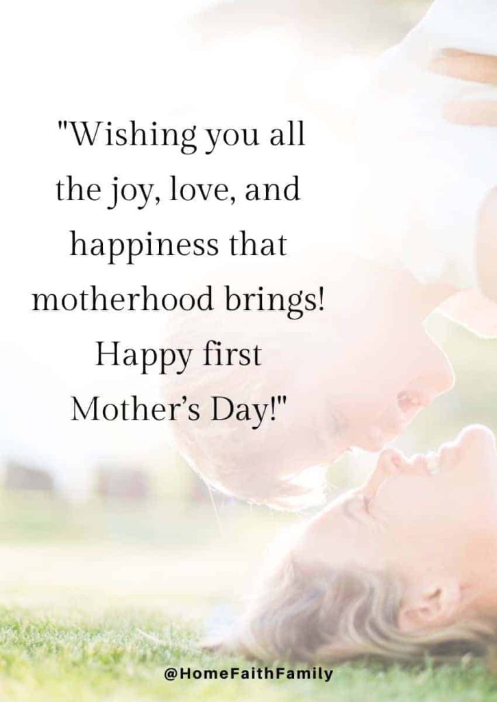happy mothers day card messages for first time moms