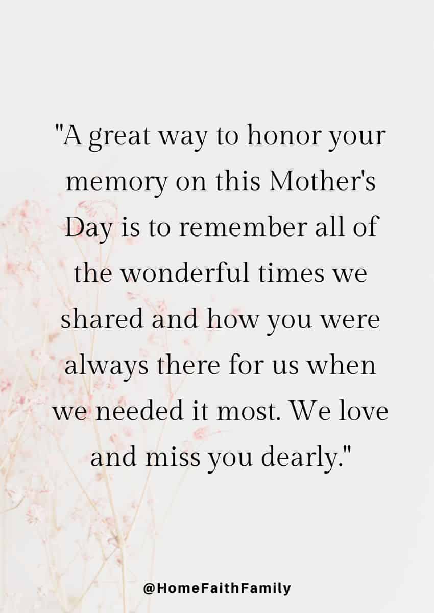 61 Touching Mothers Day In Heaven Quotes From Daughter - Home Faith Family