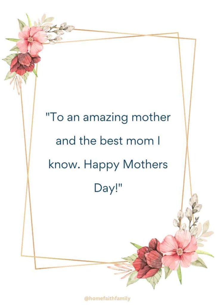 happy mothers day messages for friends and family