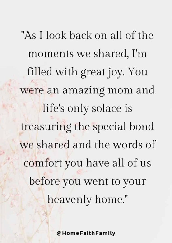happy mothers day quotes for bereaved family