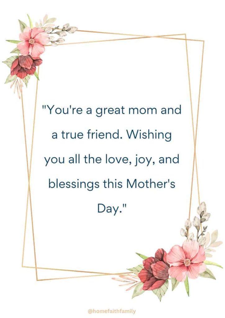 happy mothers day quotes for friends and family