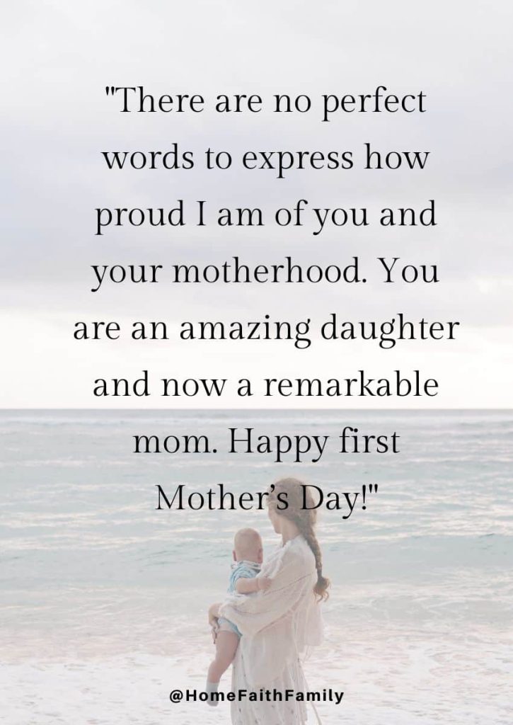happy mothers day wishes for daughters first mothers day
