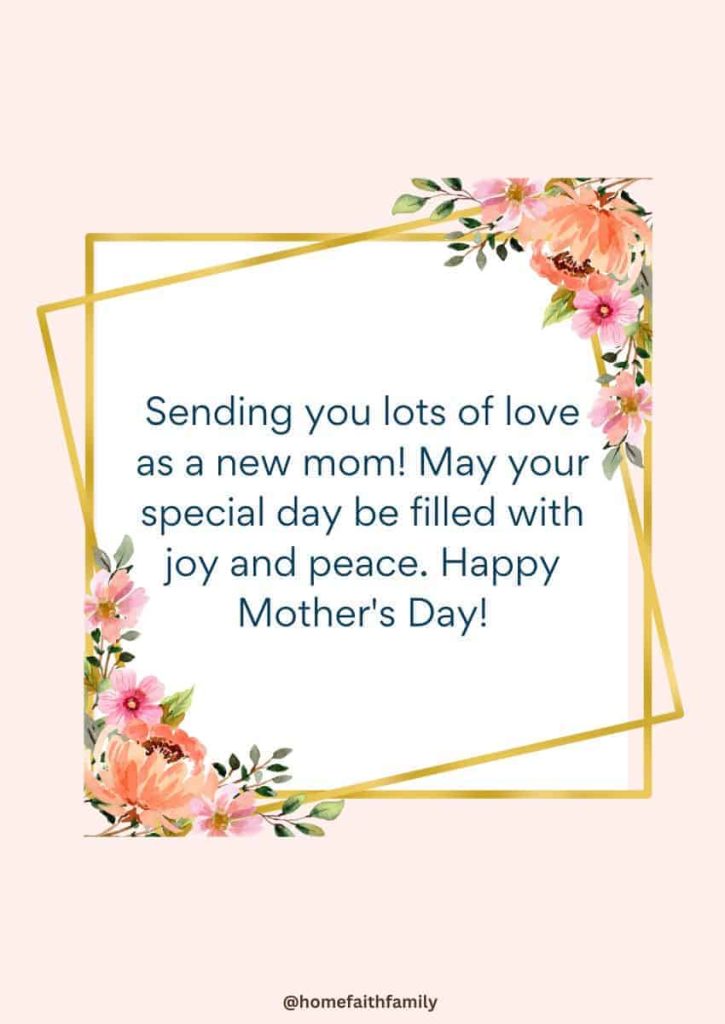 happy mother's day wishes new mom