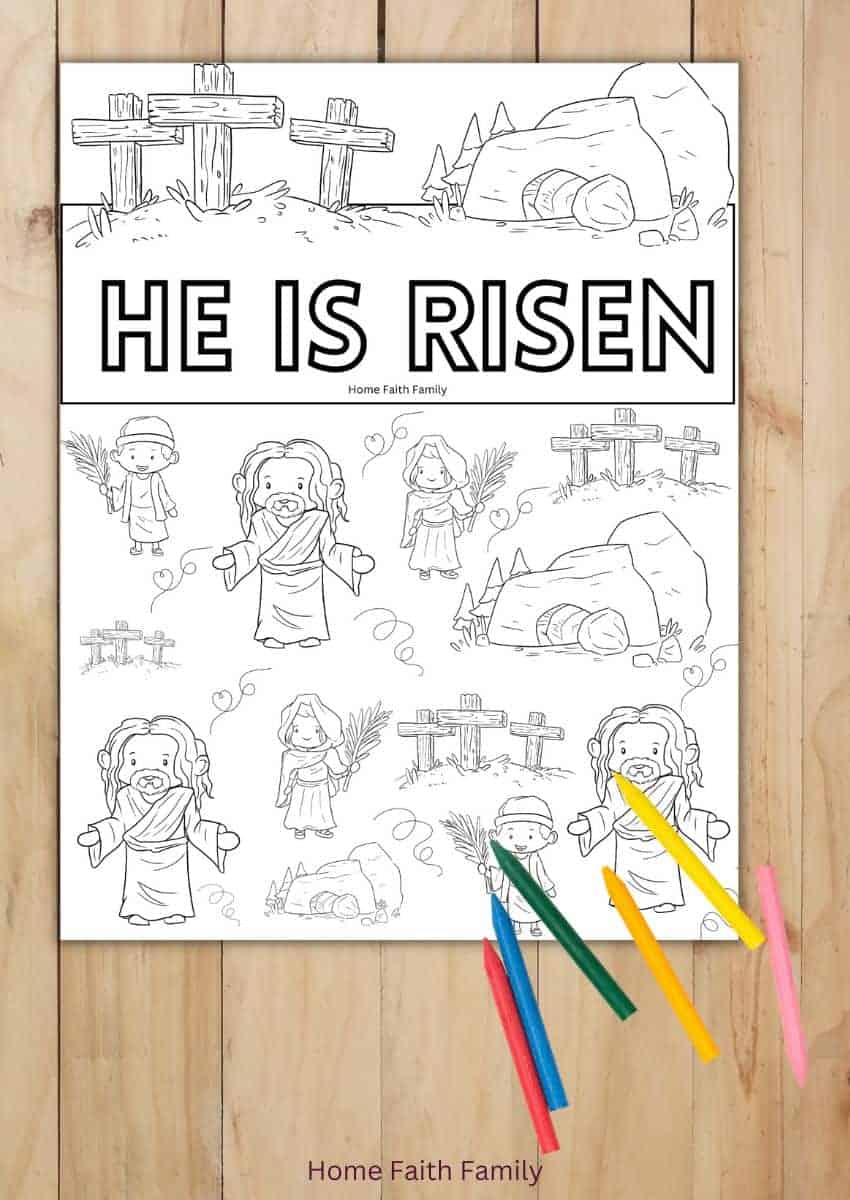 5 Free LDS Easter Coloring Pages - Print Today - Home Faith Family