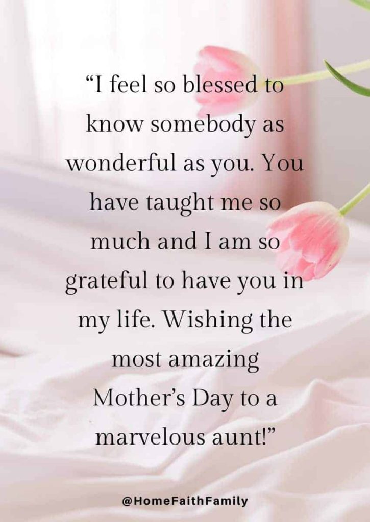 inspirational aunt mothers day quotes