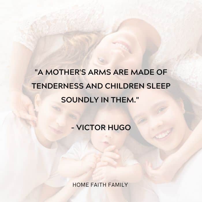 Inspiring stay at home mom quotes on motherhood.