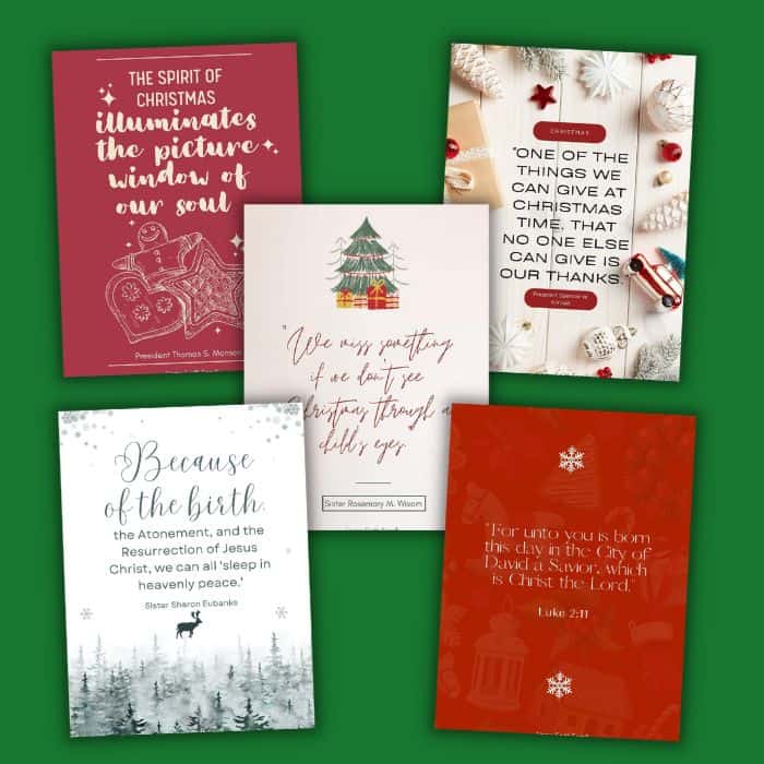 lds christmas printable