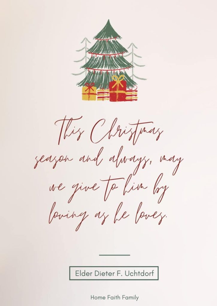 lds christmas quotes from first presidency