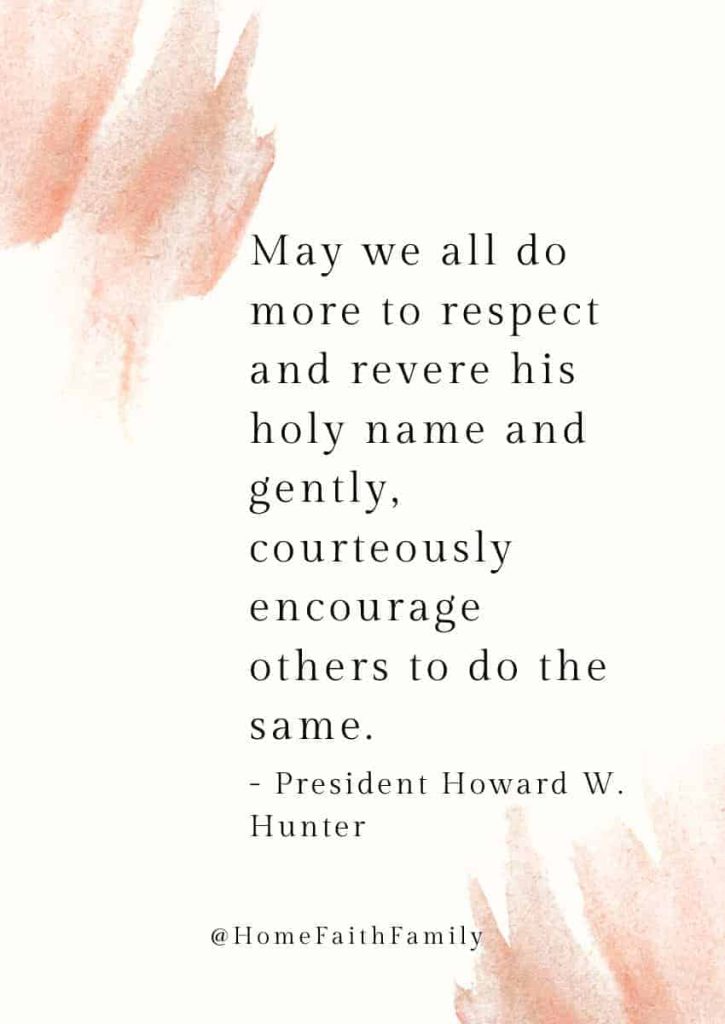 lds easter quotes President Howard W. Hunter