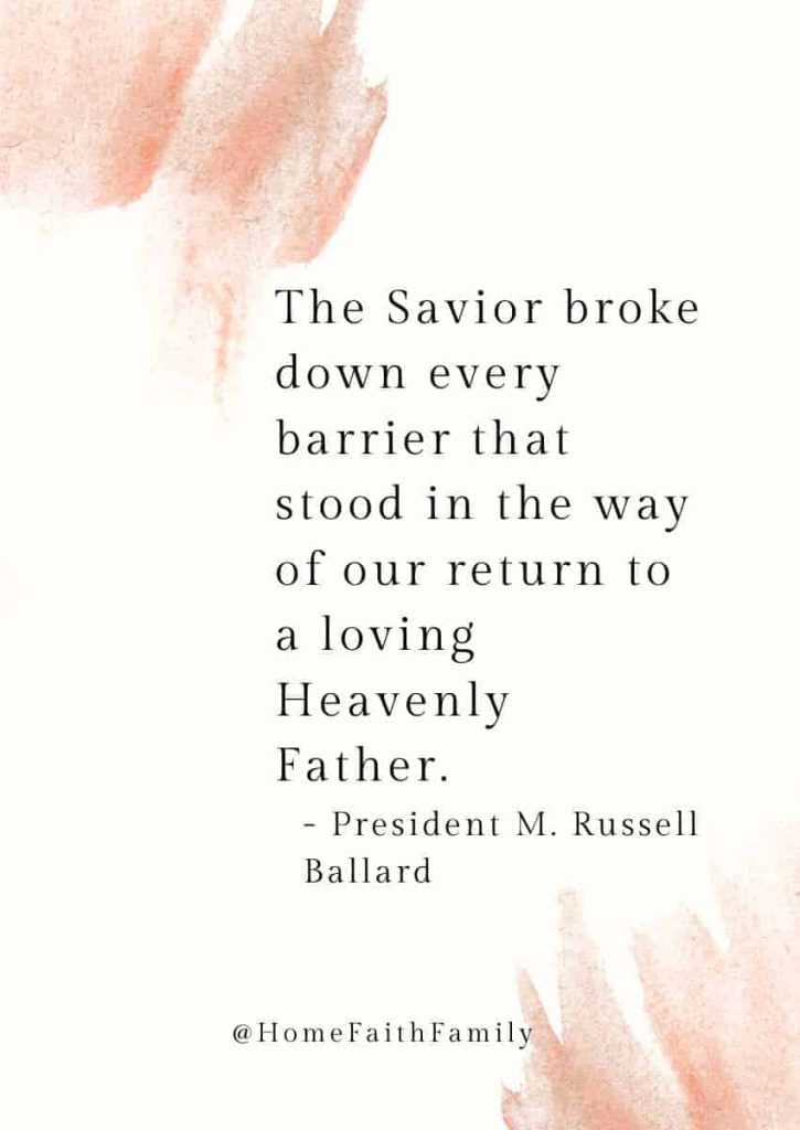 lds easter quotes President M. Russell Ballard