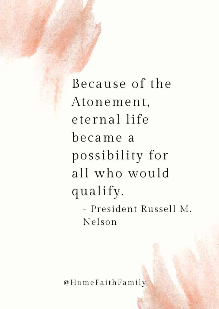 lds easter quotes President Russell M. Nelson