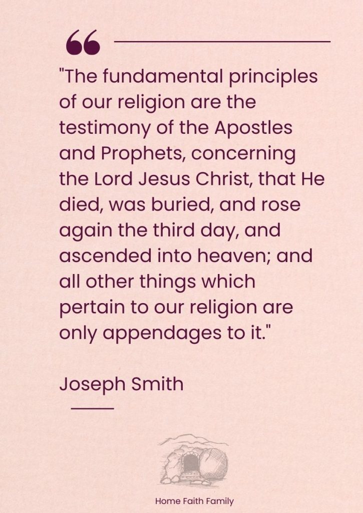 lds easter quotes joseph smith