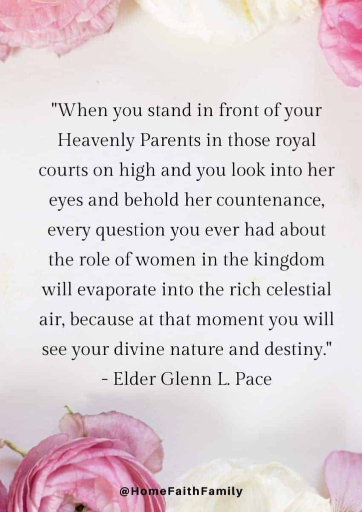 lds mothers day quotes Elder Glenn L Pace