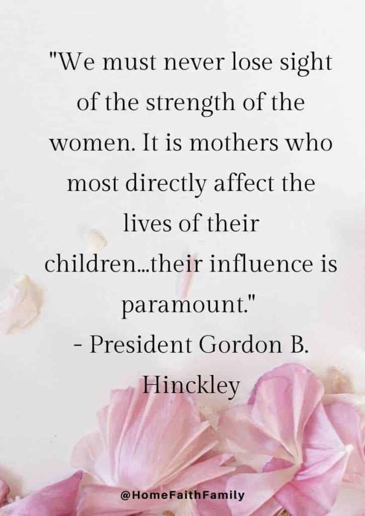 lds mothers day quotes gordon hinckley