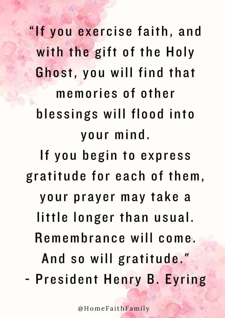 51 Best LDS Quotes on Gratitude &amp; Thanksgiving - Home Faith Family