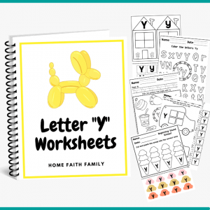 letter y worksheets for preschoolers