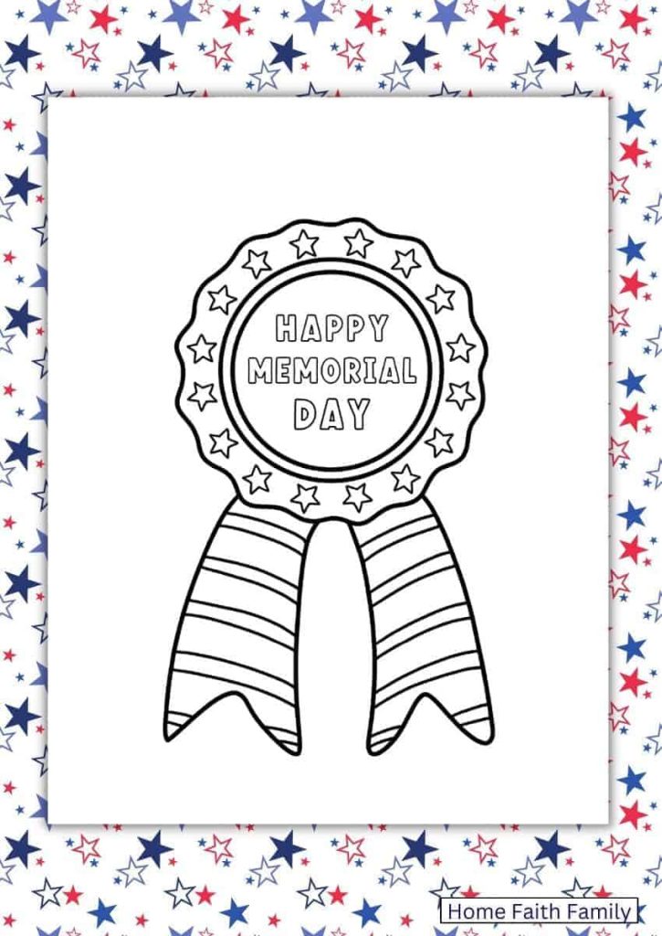 memorial day coloring pages for children
