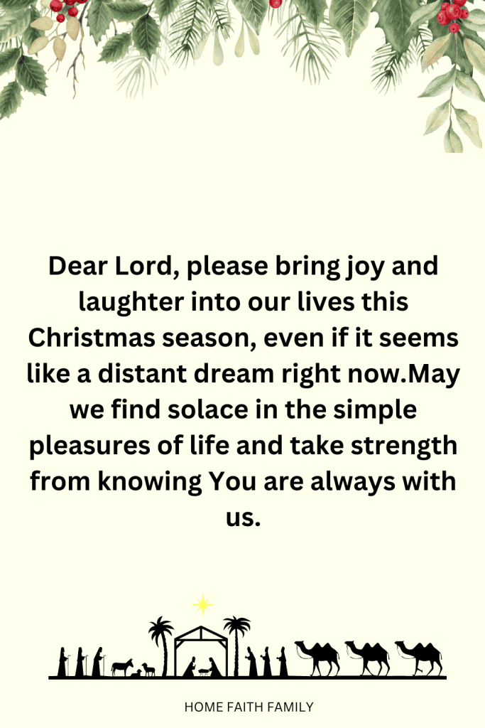 merry christmas prayer for this holiday season