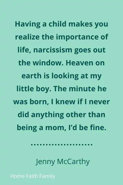Quote by Jenny McCarthy about motherhood and her sons.
