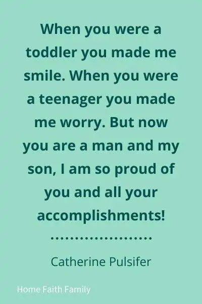 Quote by Catherine Pulsifer when her sons were toddlers and now they're men.