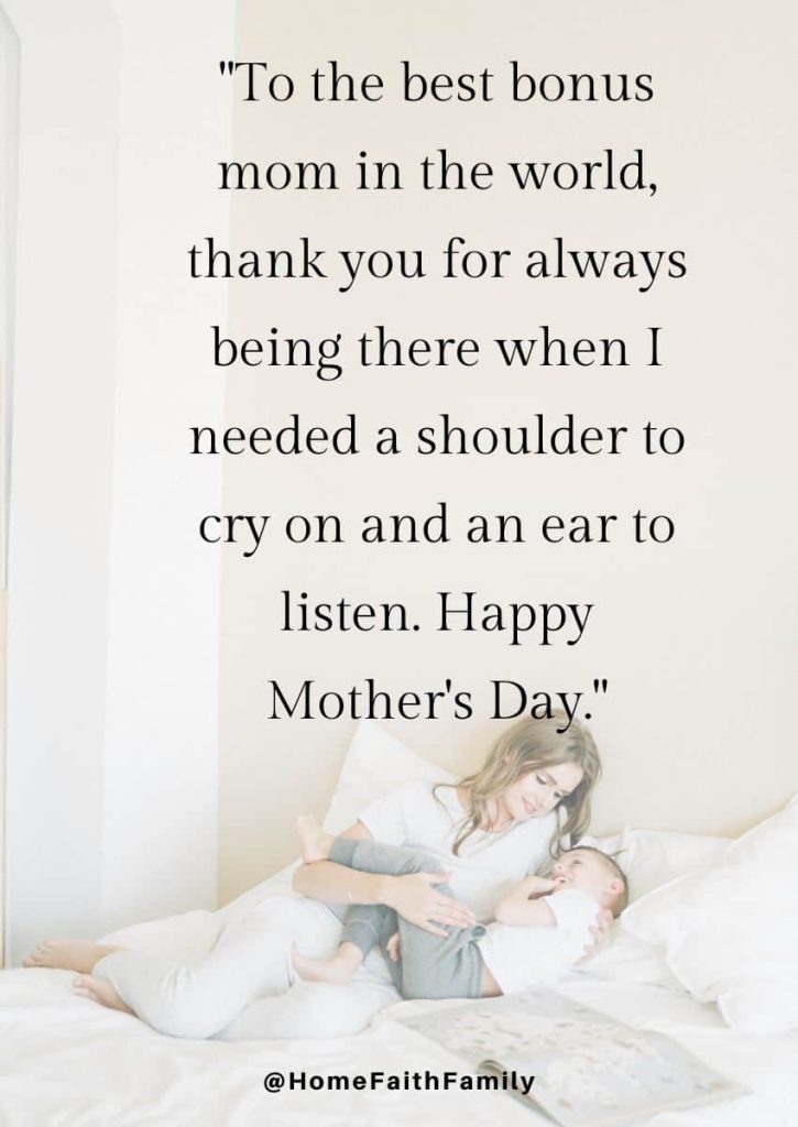 mothers day card wishes for stepmom