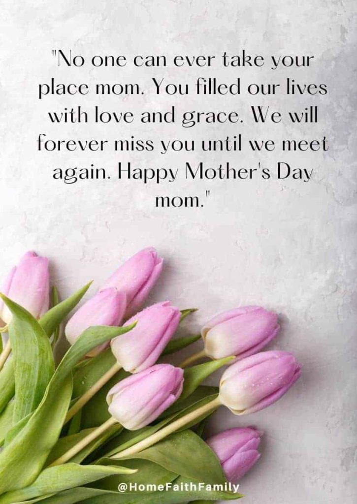 mothers day in heaven wishes