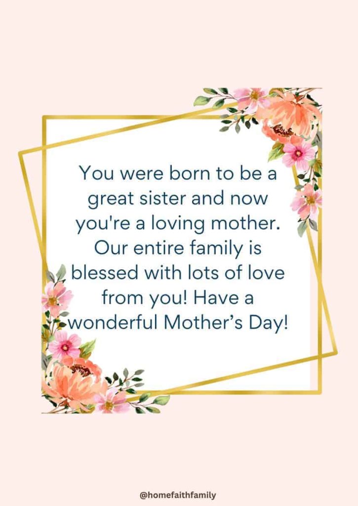 mothers day messages to your niece